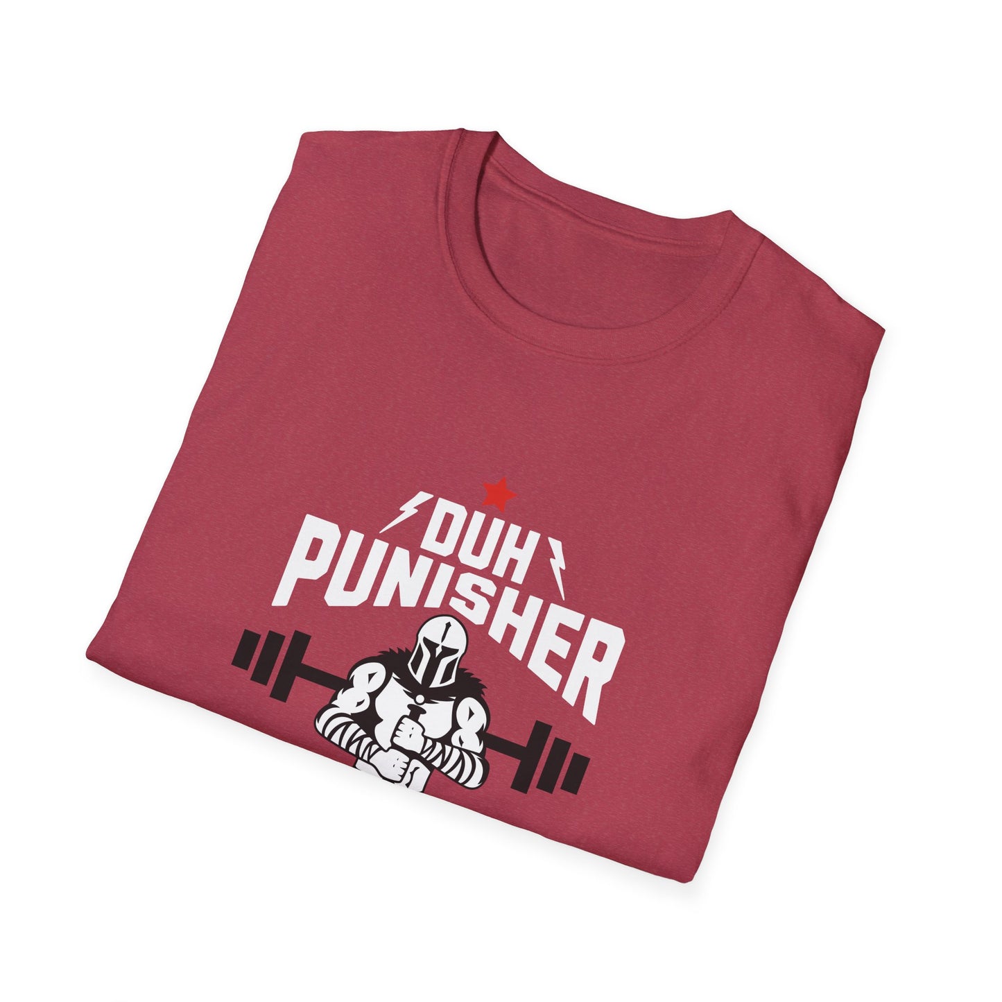 Duh Punisher T-Shirt, Unisex Tee Shirt, Lightweight Cotton Top, Classic Fit Shirt