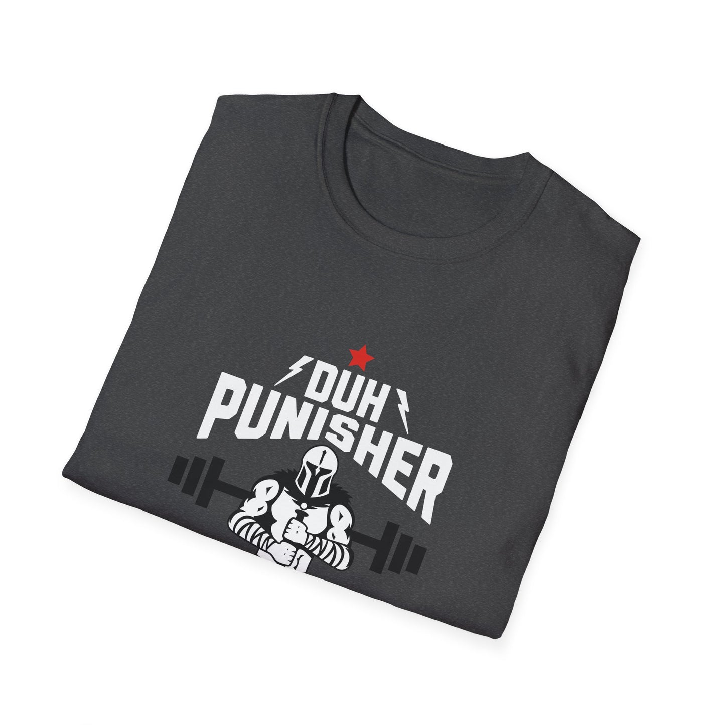 Duh Punisher T-Shirt, Unisex Tee Shirt, Lightweight Cotton Top, Classic Fit Shirt