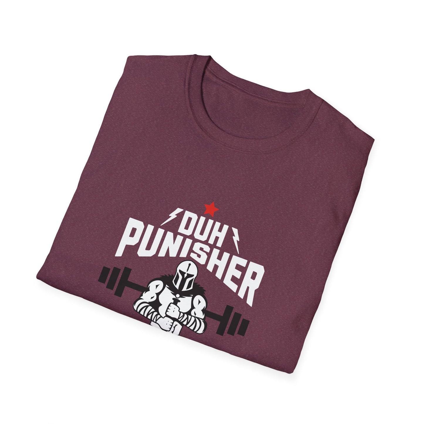 Duh Punisher T-Shirt, Unisex Tee Shirt, Lightweight Cotton Top, Classic Fit Shirt