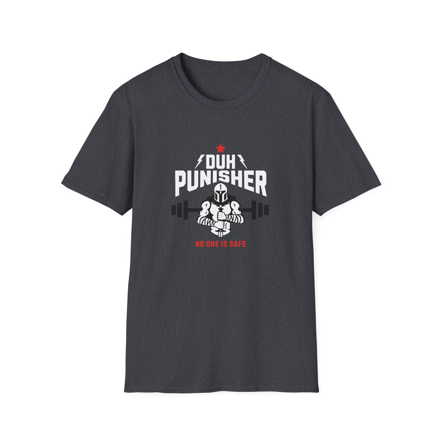 Duh Punisher T-Shirt, Unisex Tee Shirt, Lightweight Cotton Top, Classic Fit Shirt