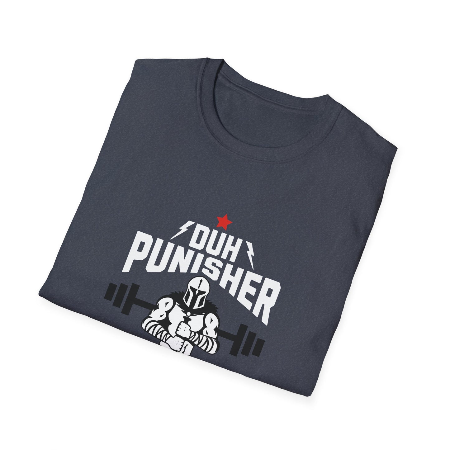 Duh Punisher T-Shirt, Unisex Tee Shirt, Lightweight Cotton Top, Classic Fit Shirt
