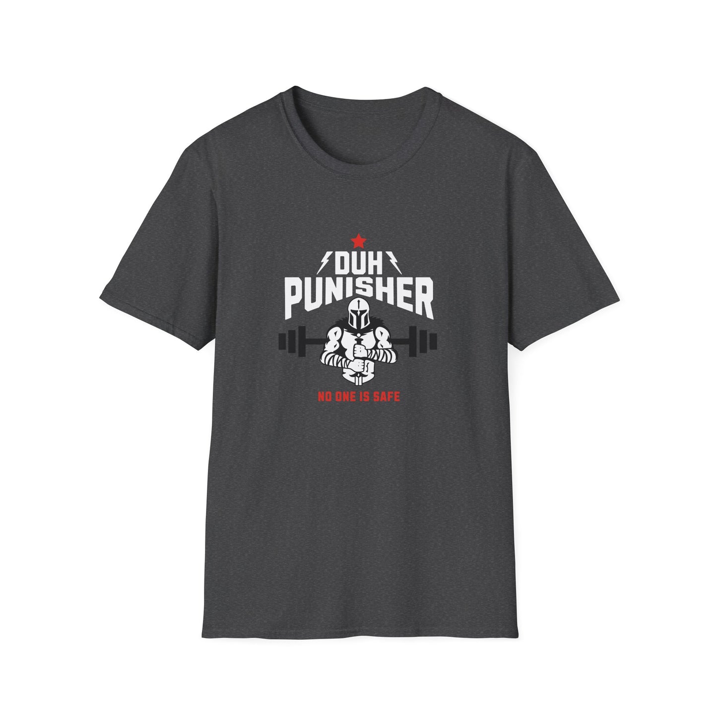 Duh Punisher T-Shirt, Unisex Tee Shirt, Lightweight Cotton Top, Classic Fit Shirt
