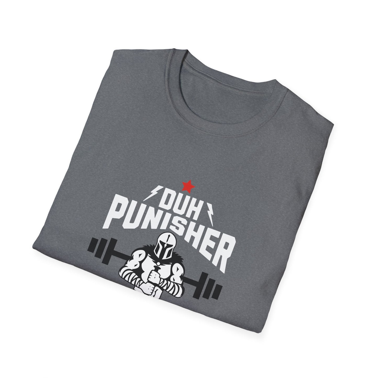 Duh Punisher T-Shirt, Unisex Tee Shirt, Lightweight Cotton Top, Classic Fit Shirt