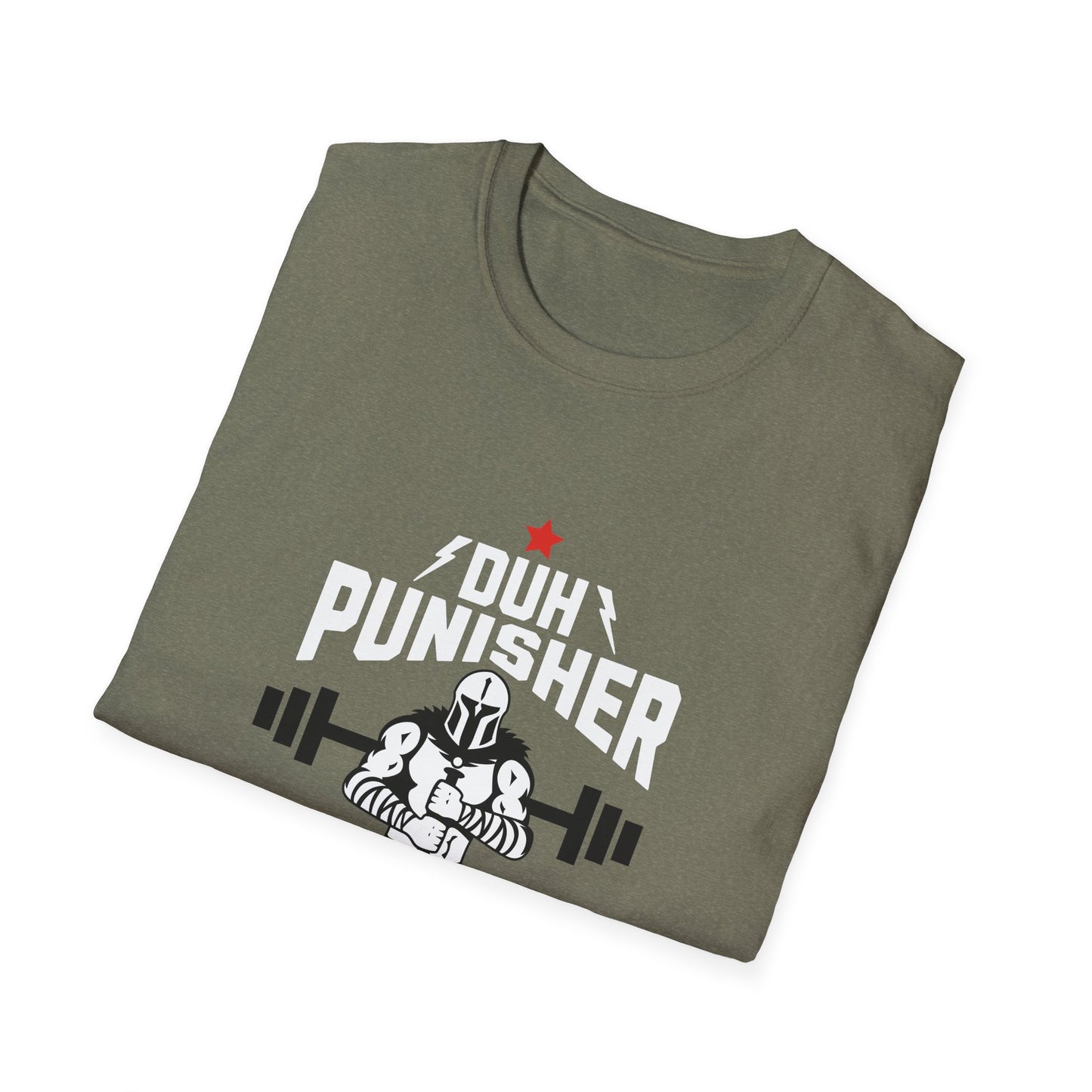 Duh Punisher T-Shirt, Unisex Tee Shirt, Lightweight Cotton Top, Classic Fit Shirt