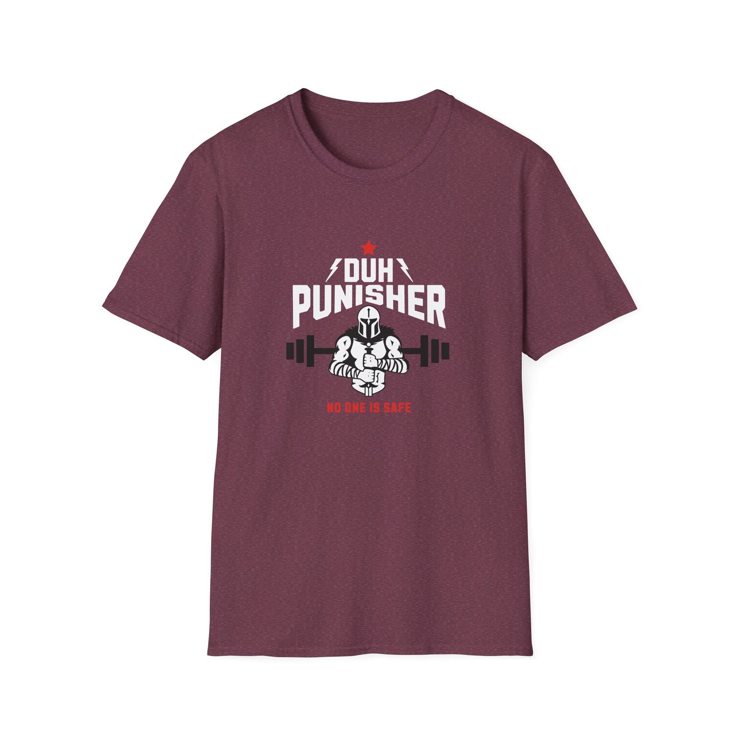 Duh Punisher T-Shirt, Unisex Tee Shirt, Lightweight Cotton Top, Classic Fit Shirt