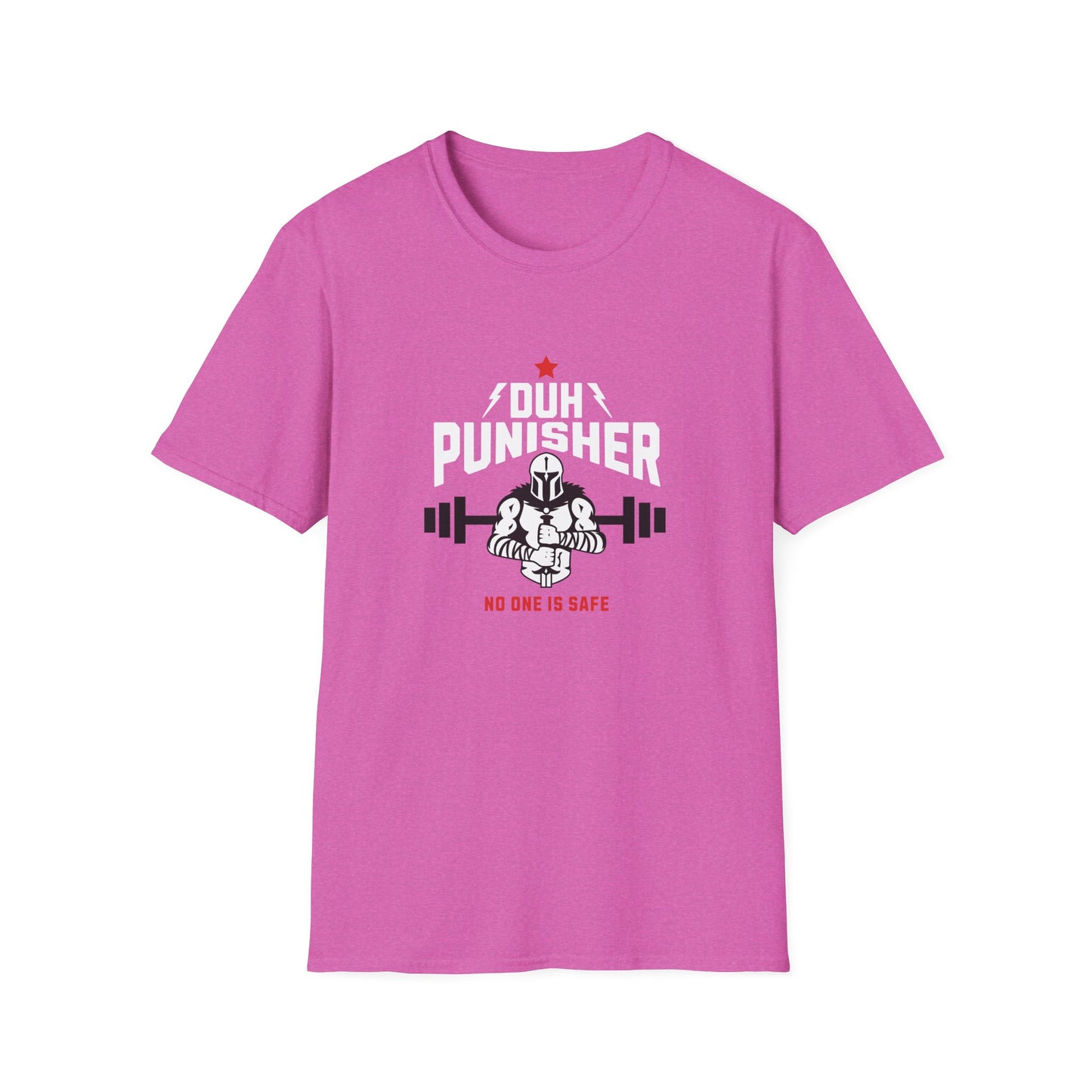 Duh Punisher T-Shirt, Unisex Tee Shirt, Lightweight Cotton Top, Classic Fit Shirt