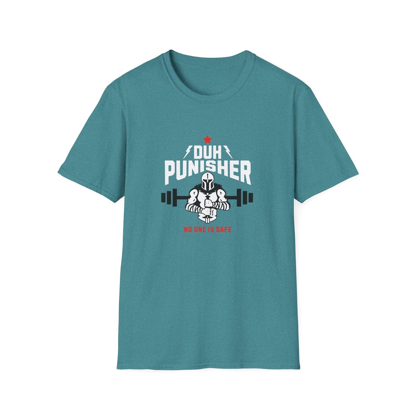 Duh Punisher T-Shirt, Unisex Tee Shirt, Lightweight Cotton Top, Classic Fit Shirt