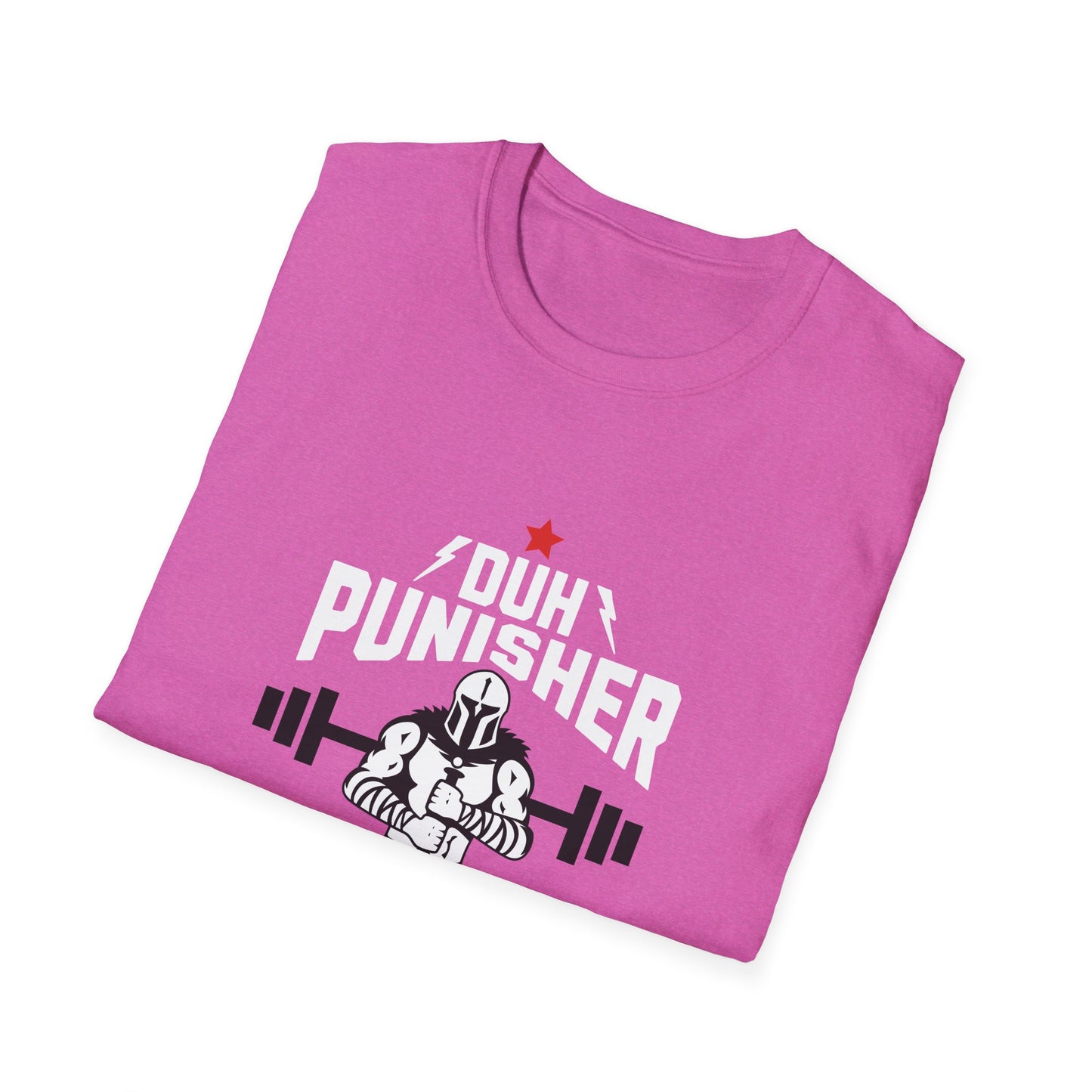 Duh Punisher T-Shirt, Unisex Tee Shirt, Lightweight Cotton Top, Classic Fit Shirt