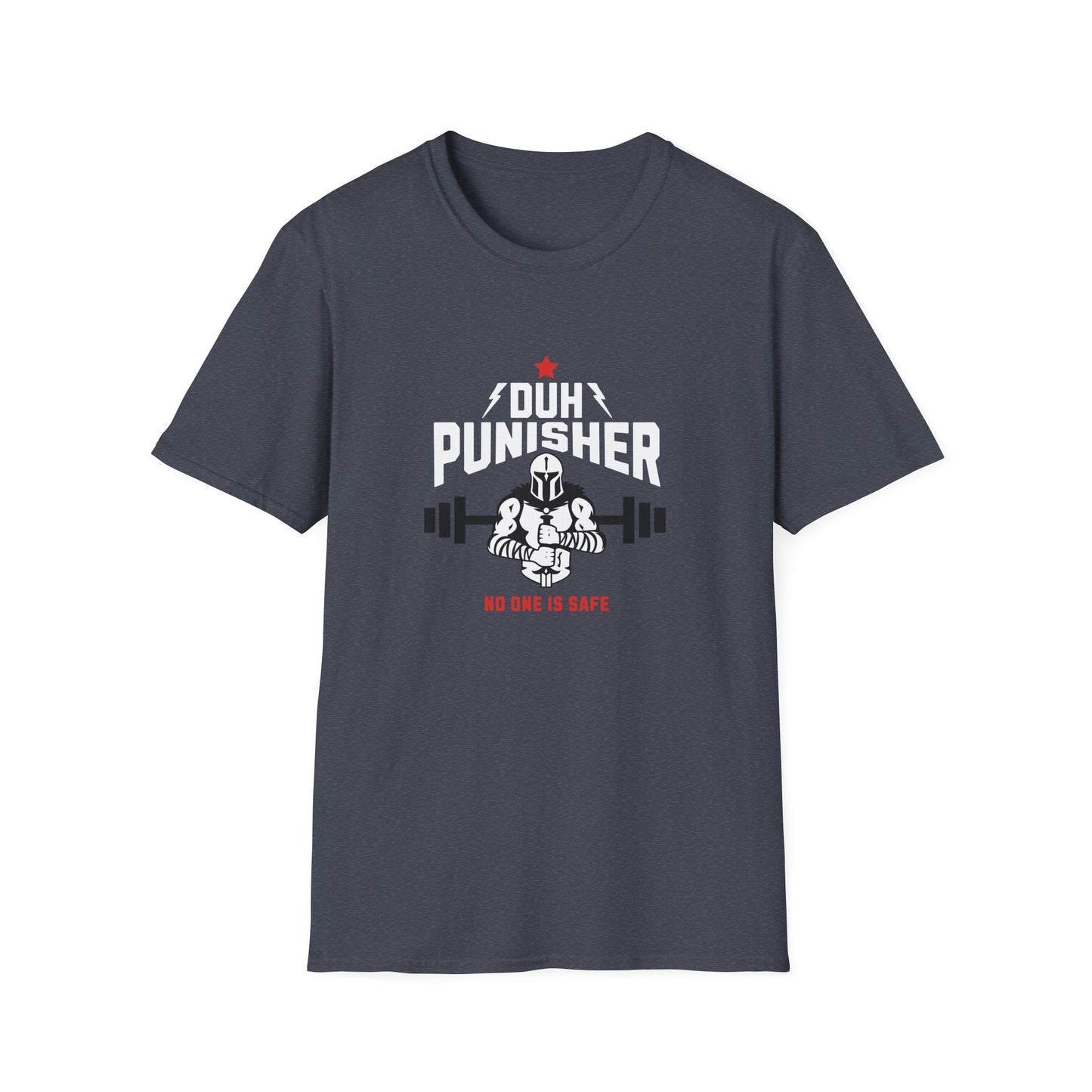 Duh Punisher T-Shirt, Unisex Tee Shirt, Lightweight Cotton Top, Classic Fit Shirt
