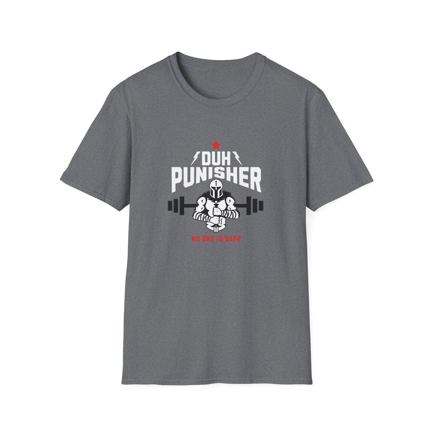 Duh Punisher T-Shirt, Unisex Tee Shirt, Lightweight Cotton Top, Classic Fit Shirt