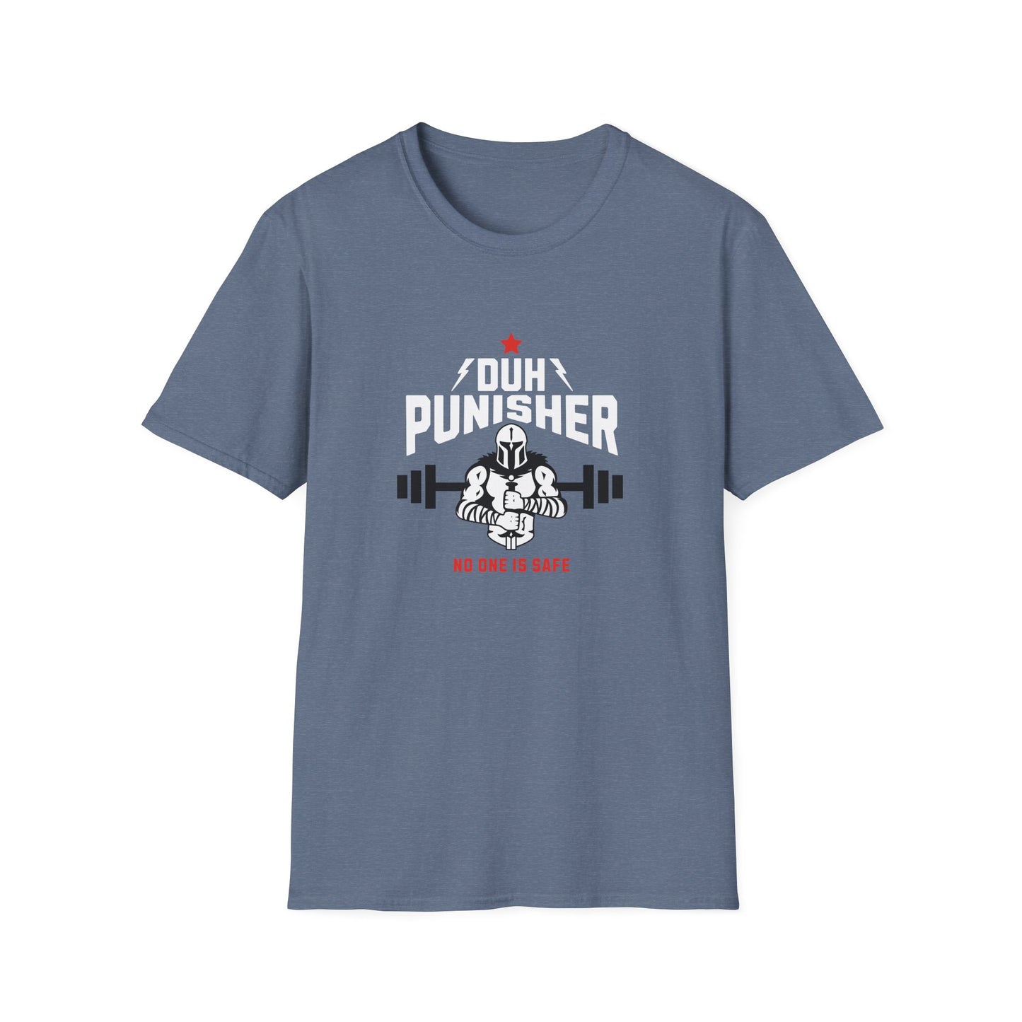 Duh Punisher T-Shirt, Unisex Tee Shirt, Lightweight Cotton Top, Classic Fit Shirt