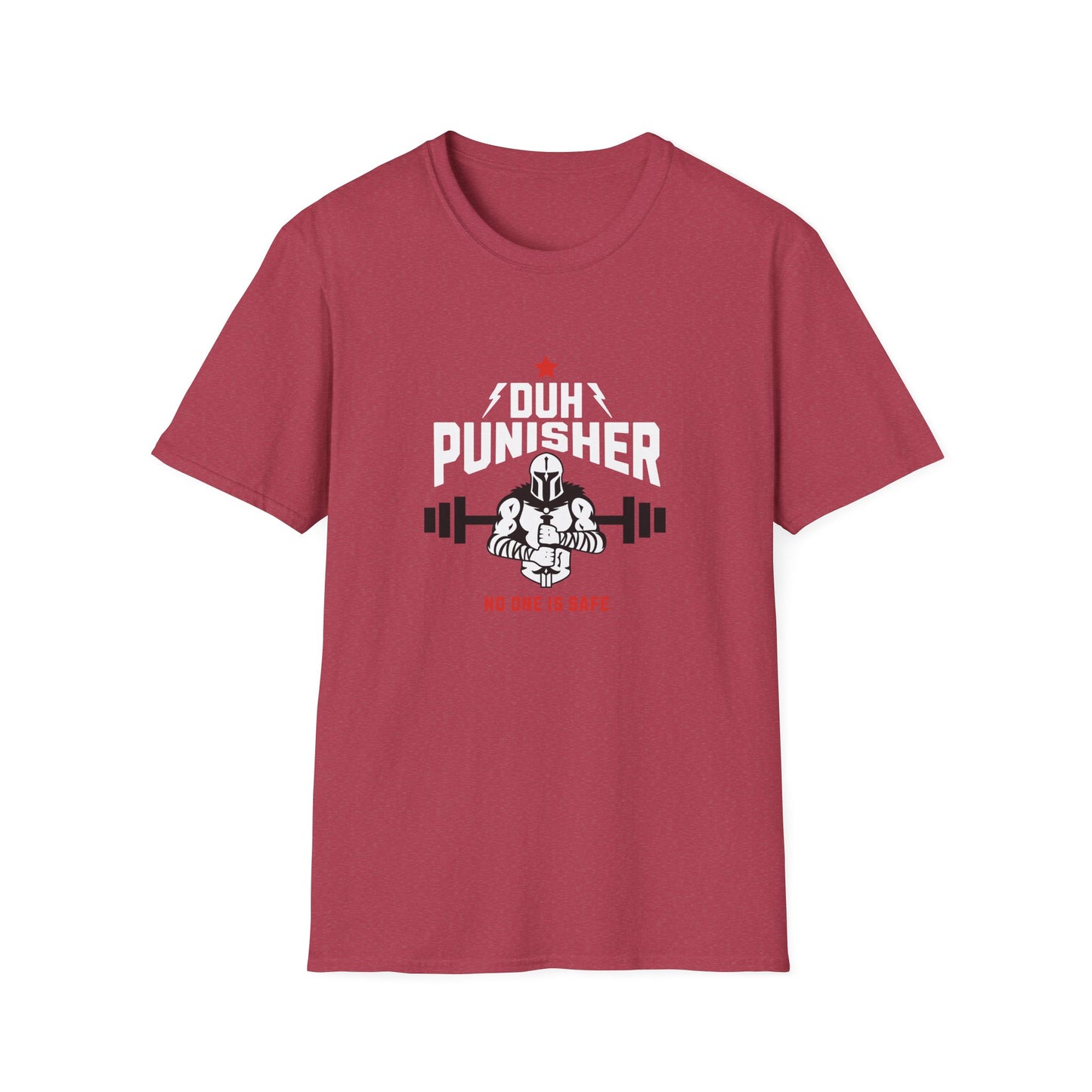 Duh Punisher T-Shirt, Unisex Tee Shirt, Lightweight Cotton Top, Classic Fit Shirt