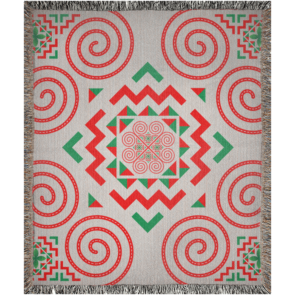 Hmong Design Woven Blankets