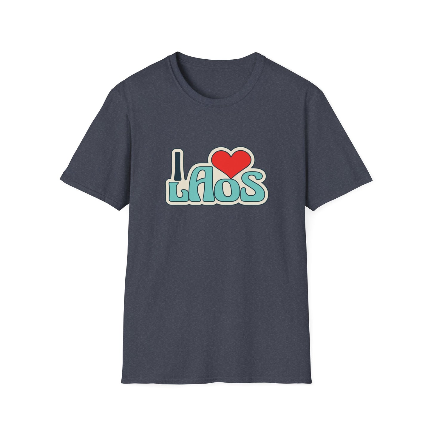 Unisex Softstyle T-Shirt "I Love Laos"