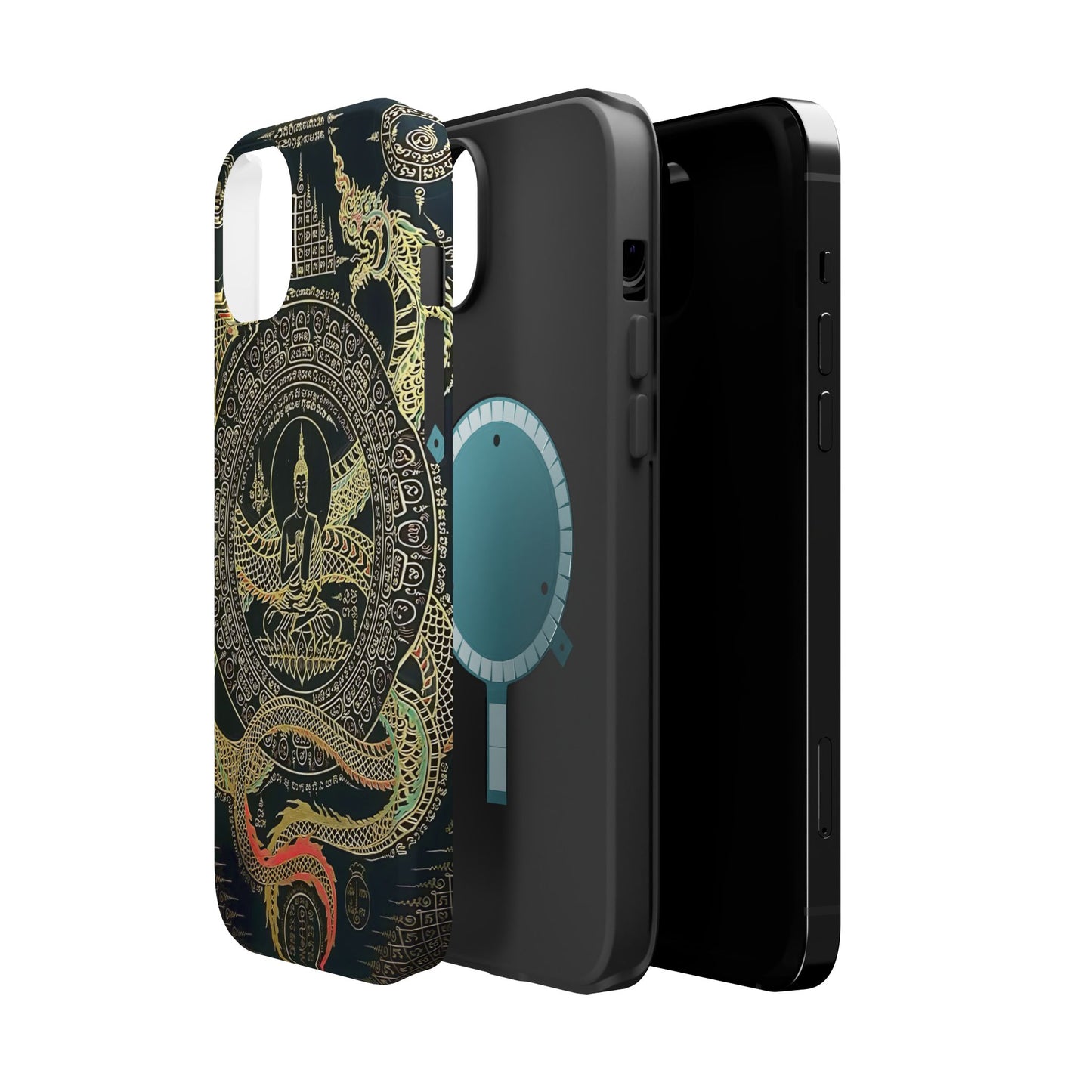 iPhone Case - Sak Yant Design - Magnetic Impact-Resistant
