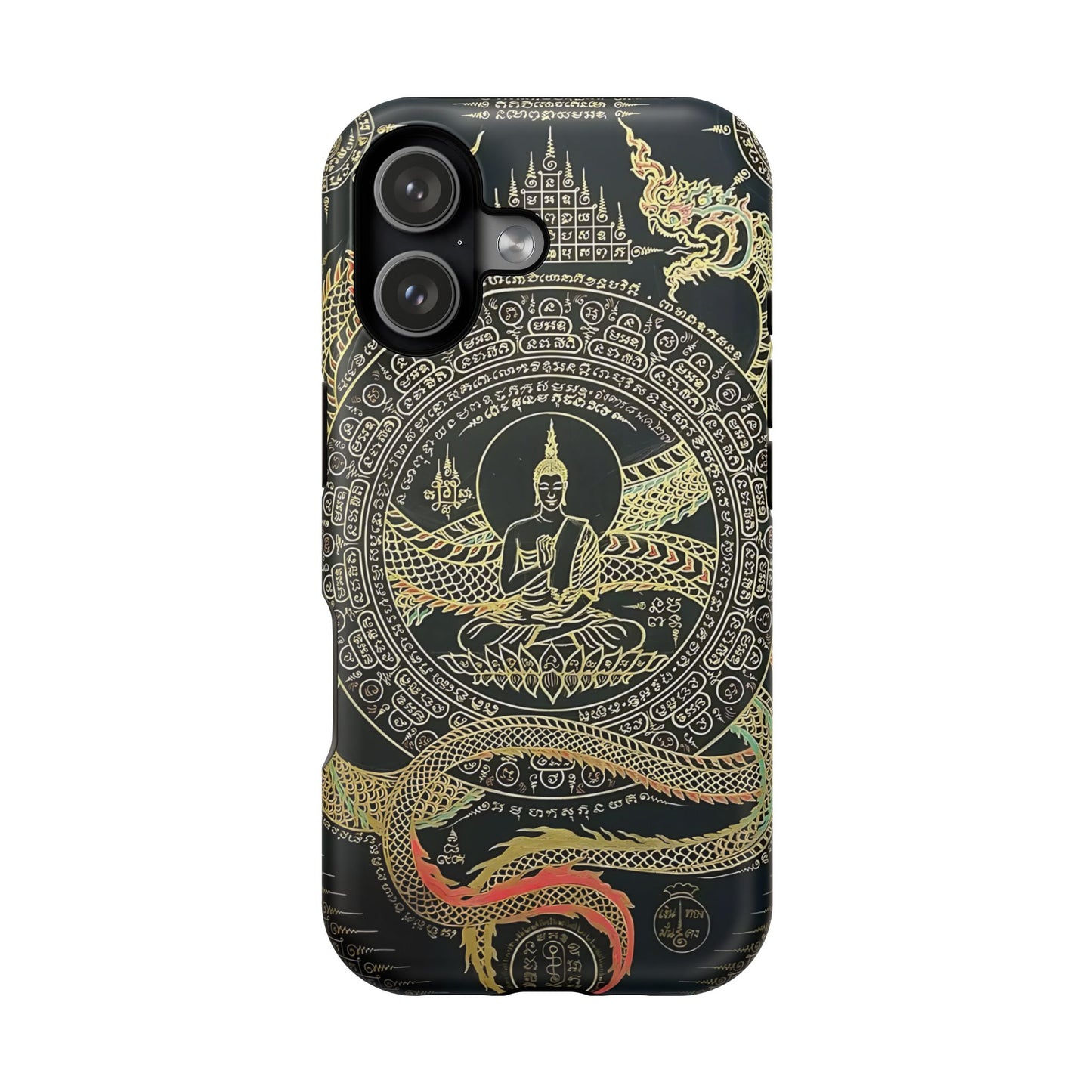 iPhone Case - Sak Yant Design - Magnetic Impact-Resistant