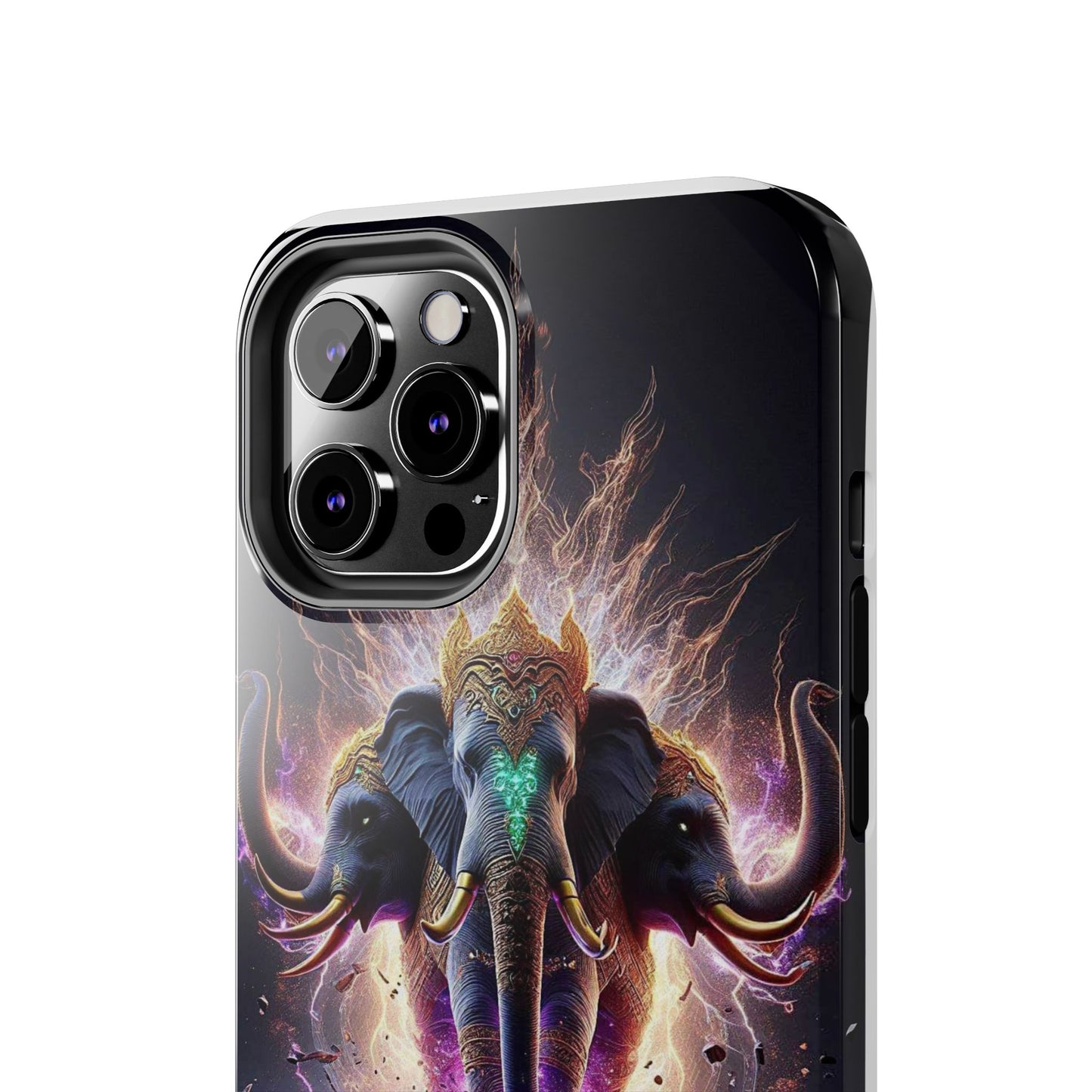 3 Headed Elephant Tough Phone Cases