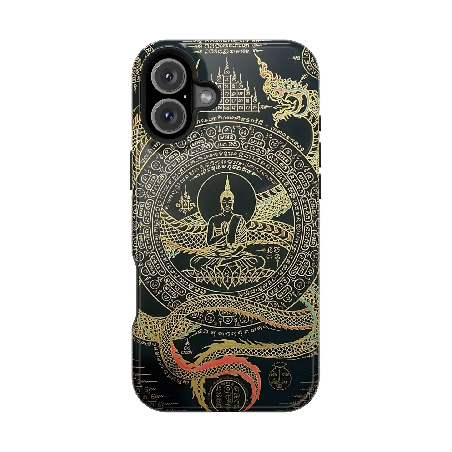 iPhone Case - Sak Yant Design - Magnetic Impact-Resistant