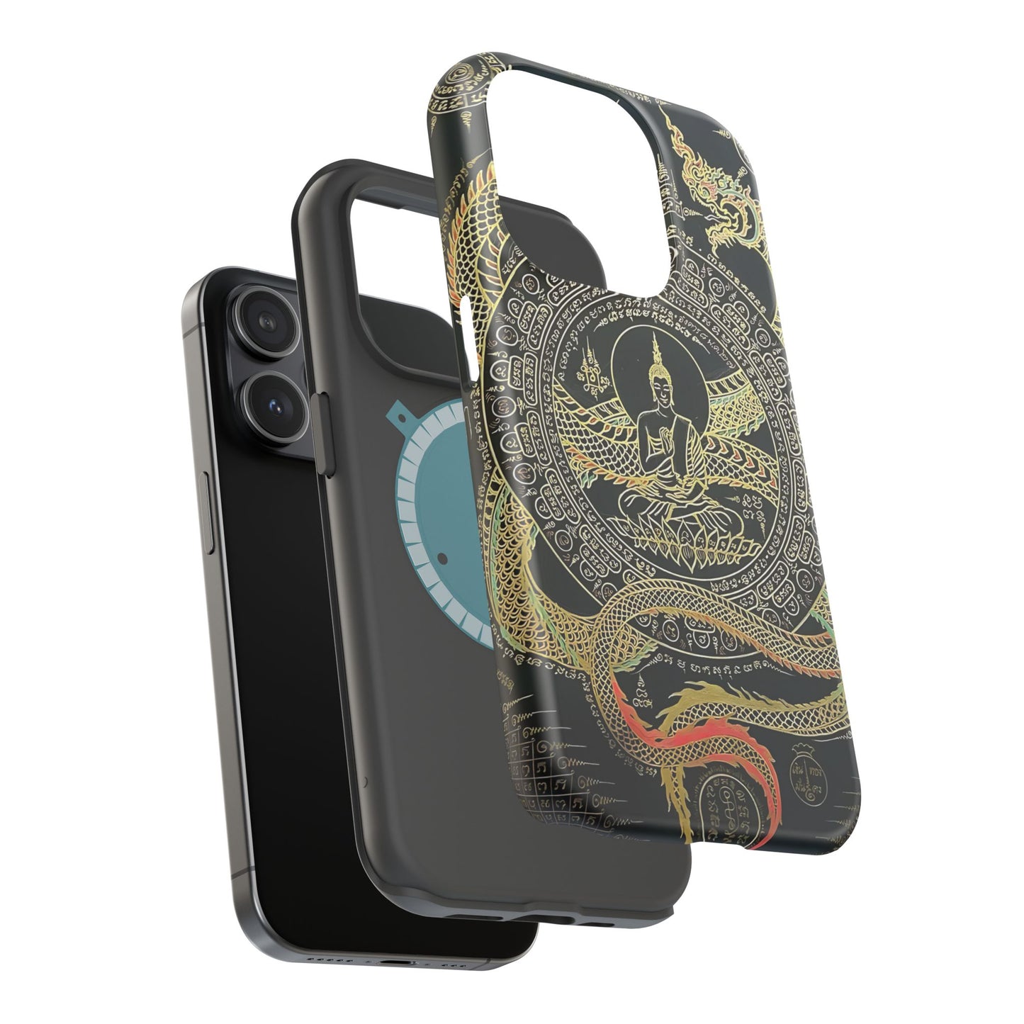 iPhone Case - Sak Yant Design - Magnetic Impact-Resistant