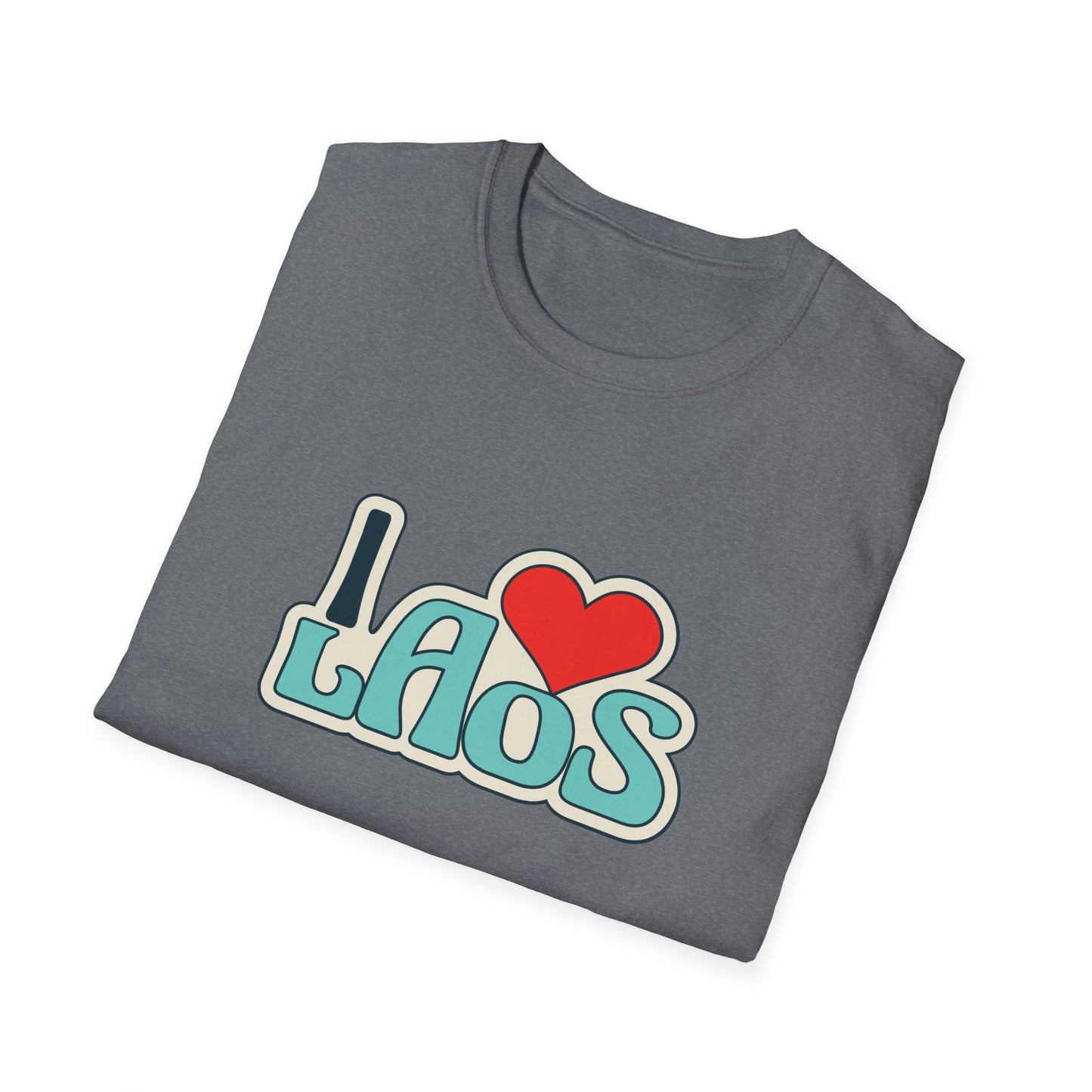 Unisex Softstyle T-Shirt "I Love Laos"