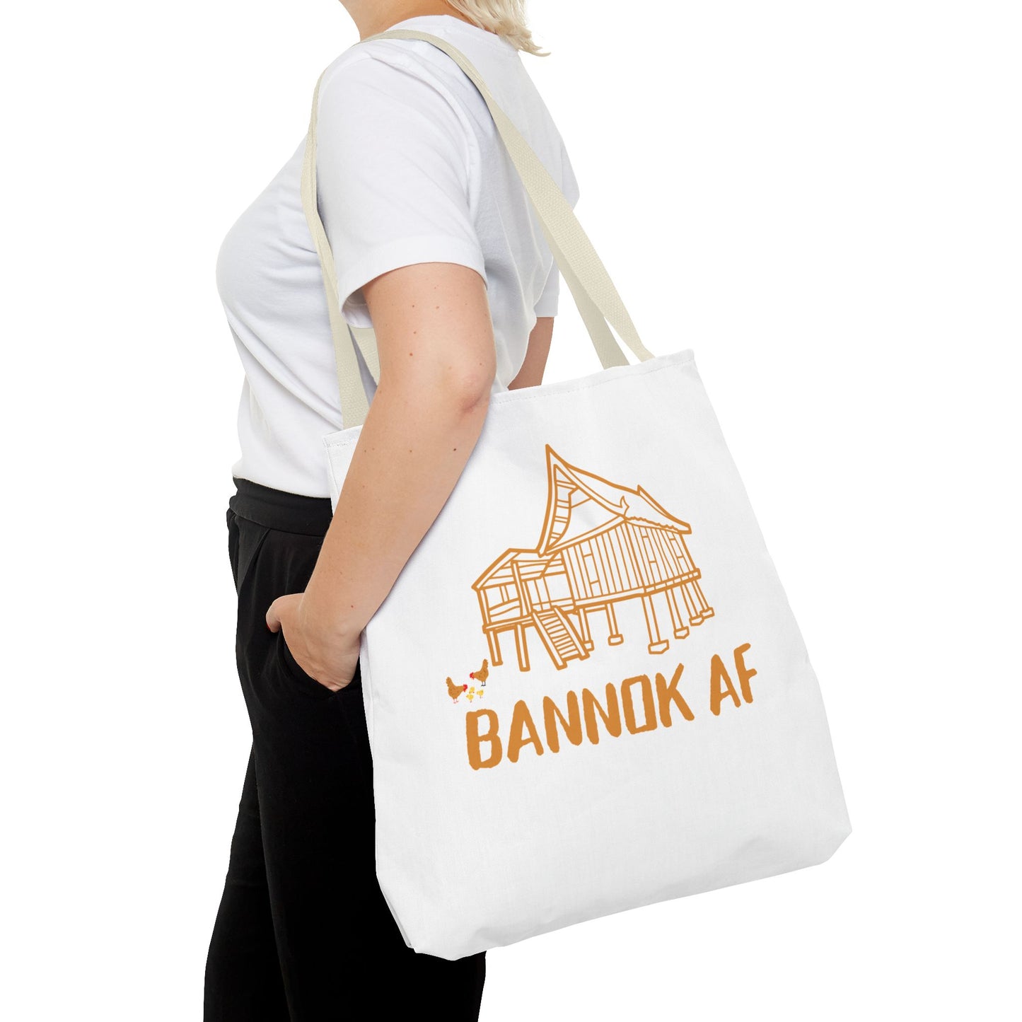 Tote Bag (AOP) "Bannok AF"