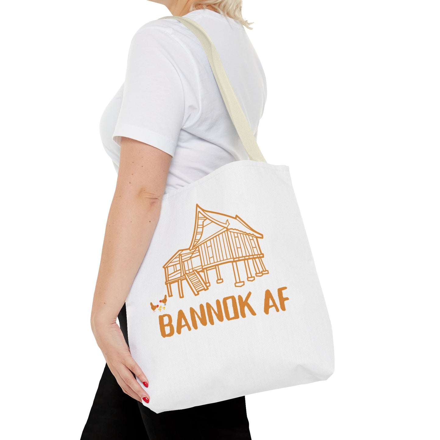 Tote Bag (AOP) "Bannok AF"