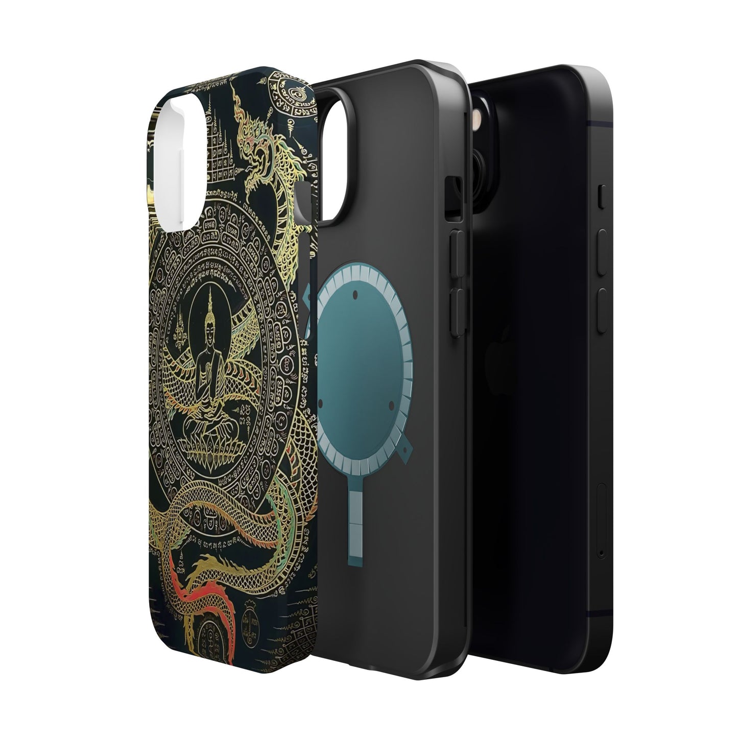 iPhone Case - Sak Yant Design - Magnetic Impact-Resistant