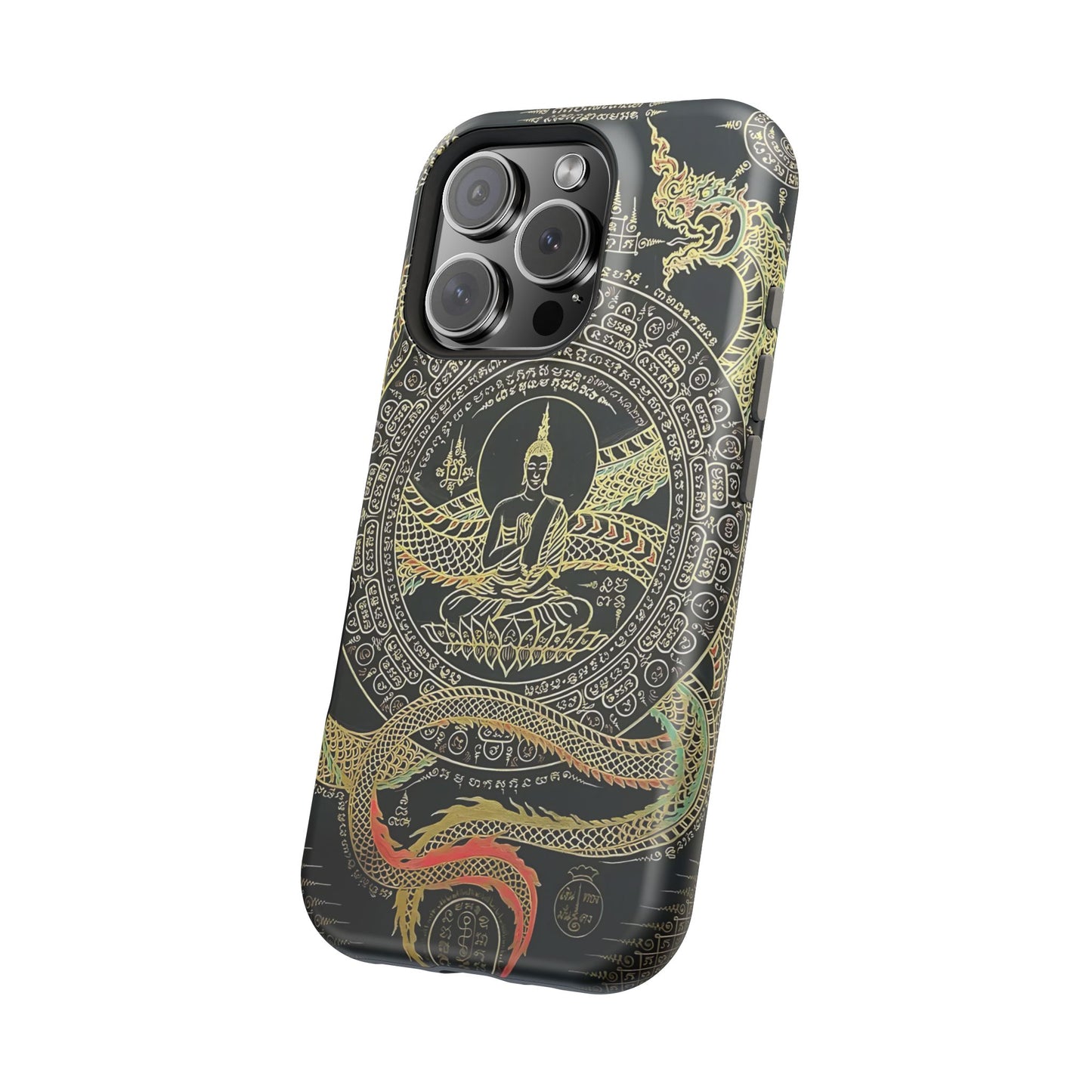 iPhone Case - Sak Yant Design - Magnetic Impact-Resistant