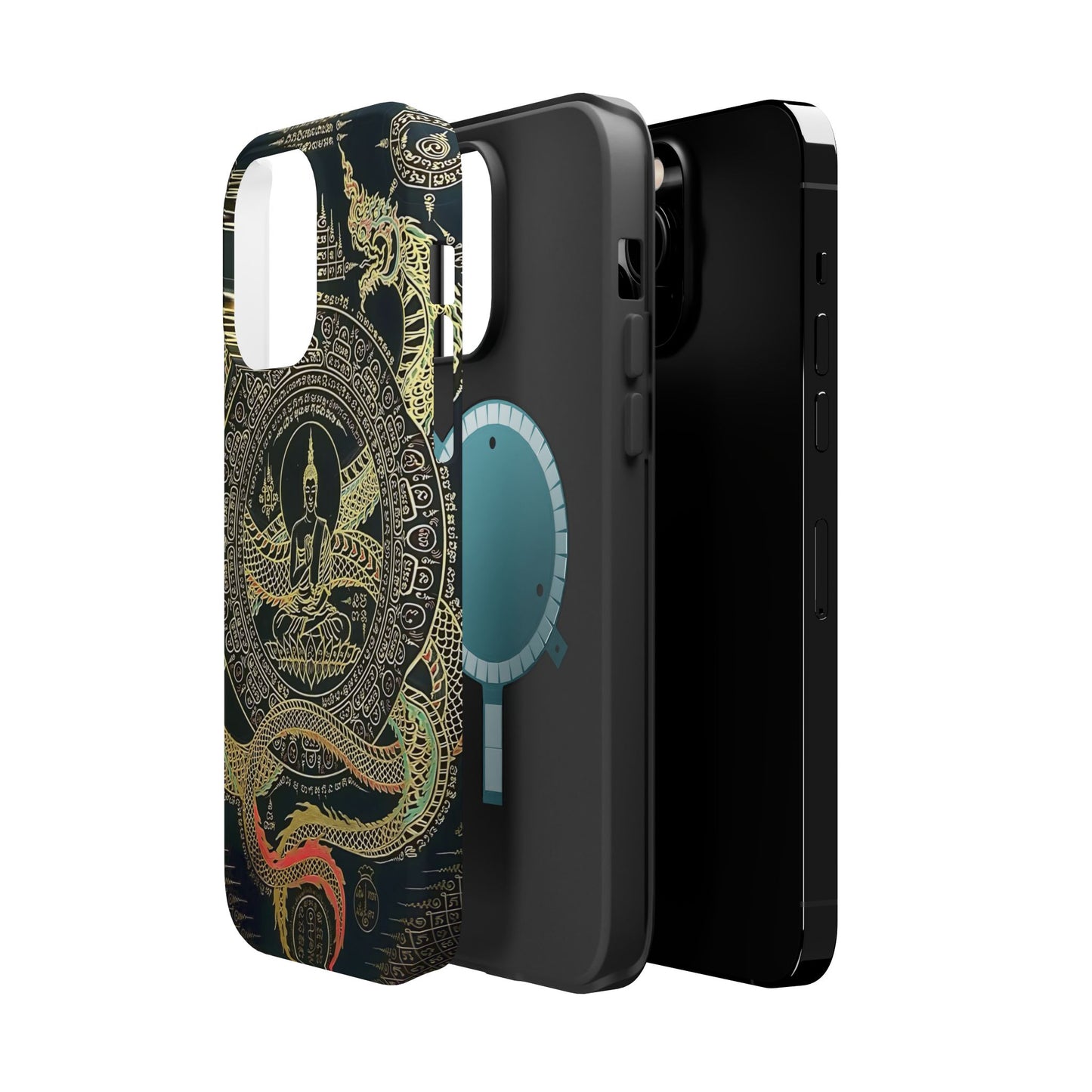 iPhone Case - Sak Yant Design - Magnetic Impact-Resistant