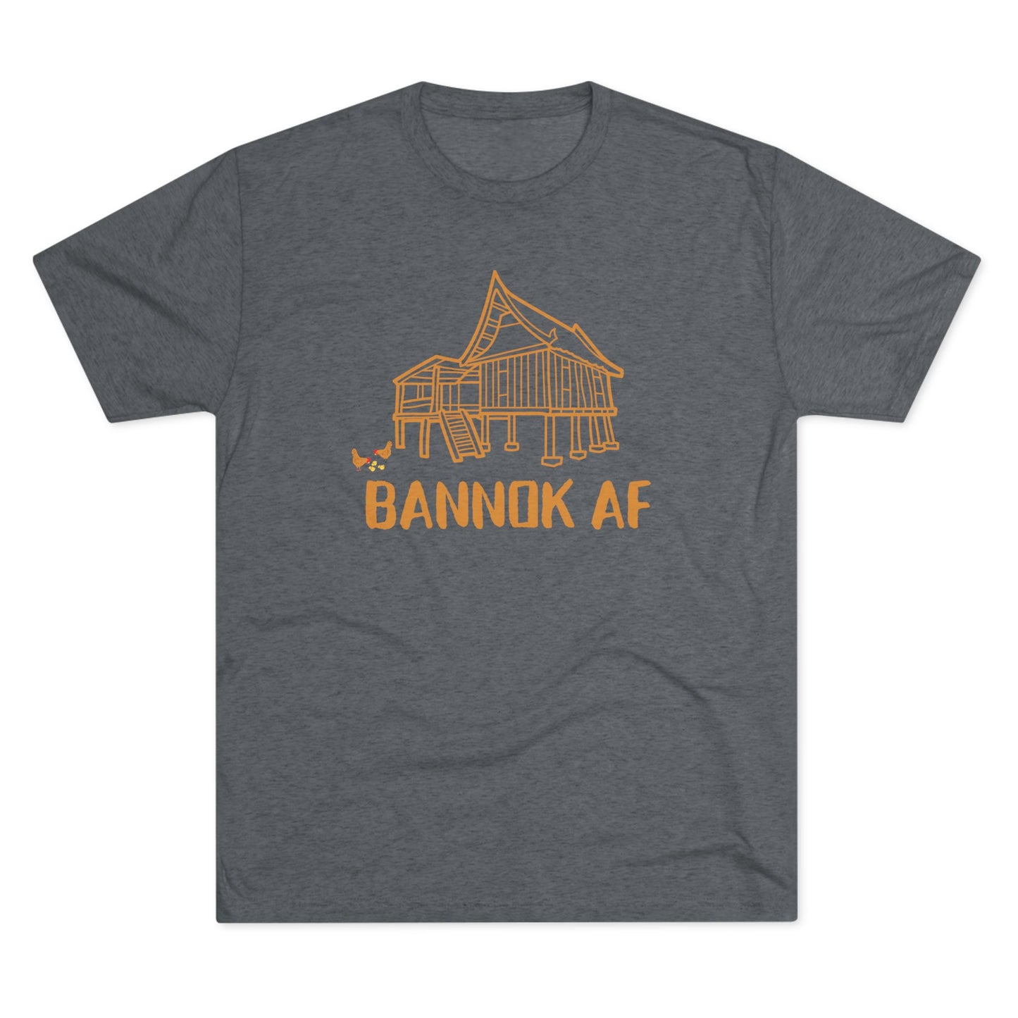 Unisex Tri-Blend Crew Tee "Bannok AF"