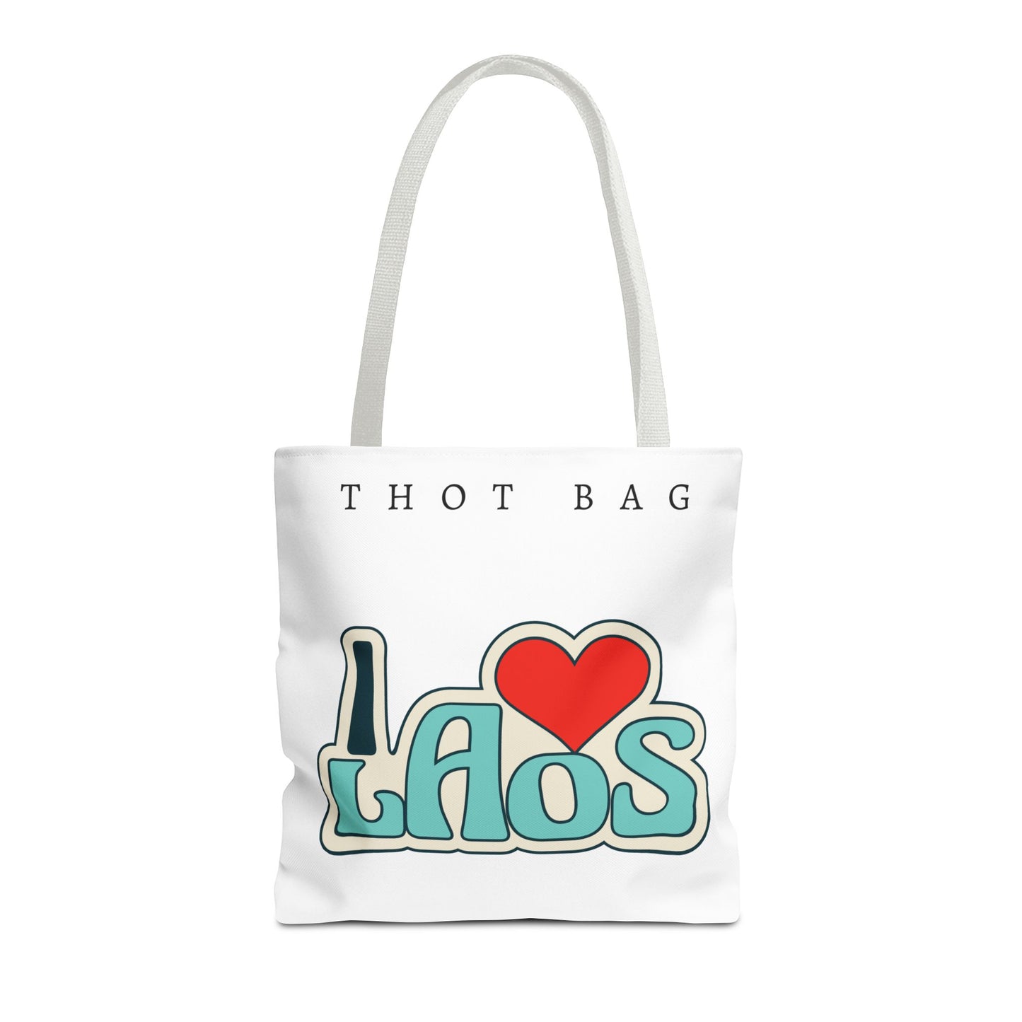 Tote Bag (AOP) "I Love Laos"