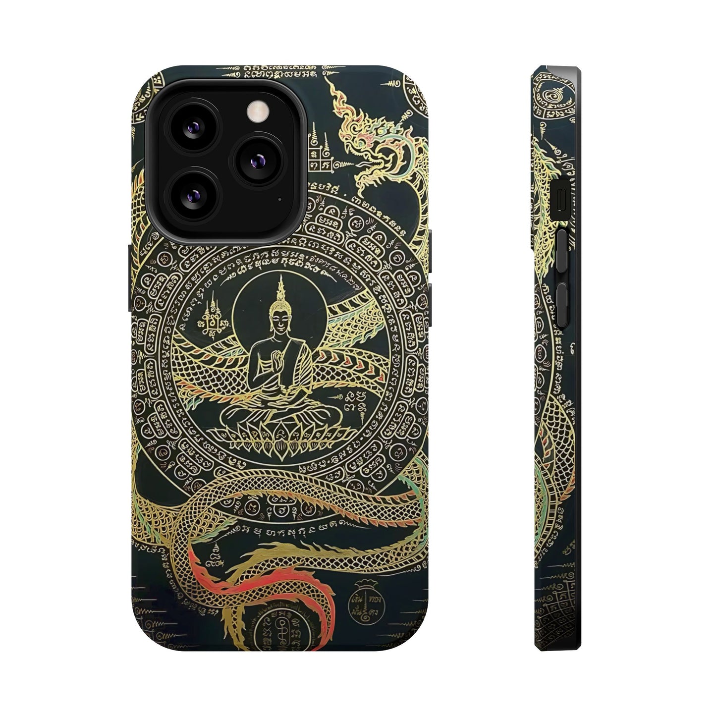 iPhone Case - Sak Yant Design - Magnetic Impact-Resistant