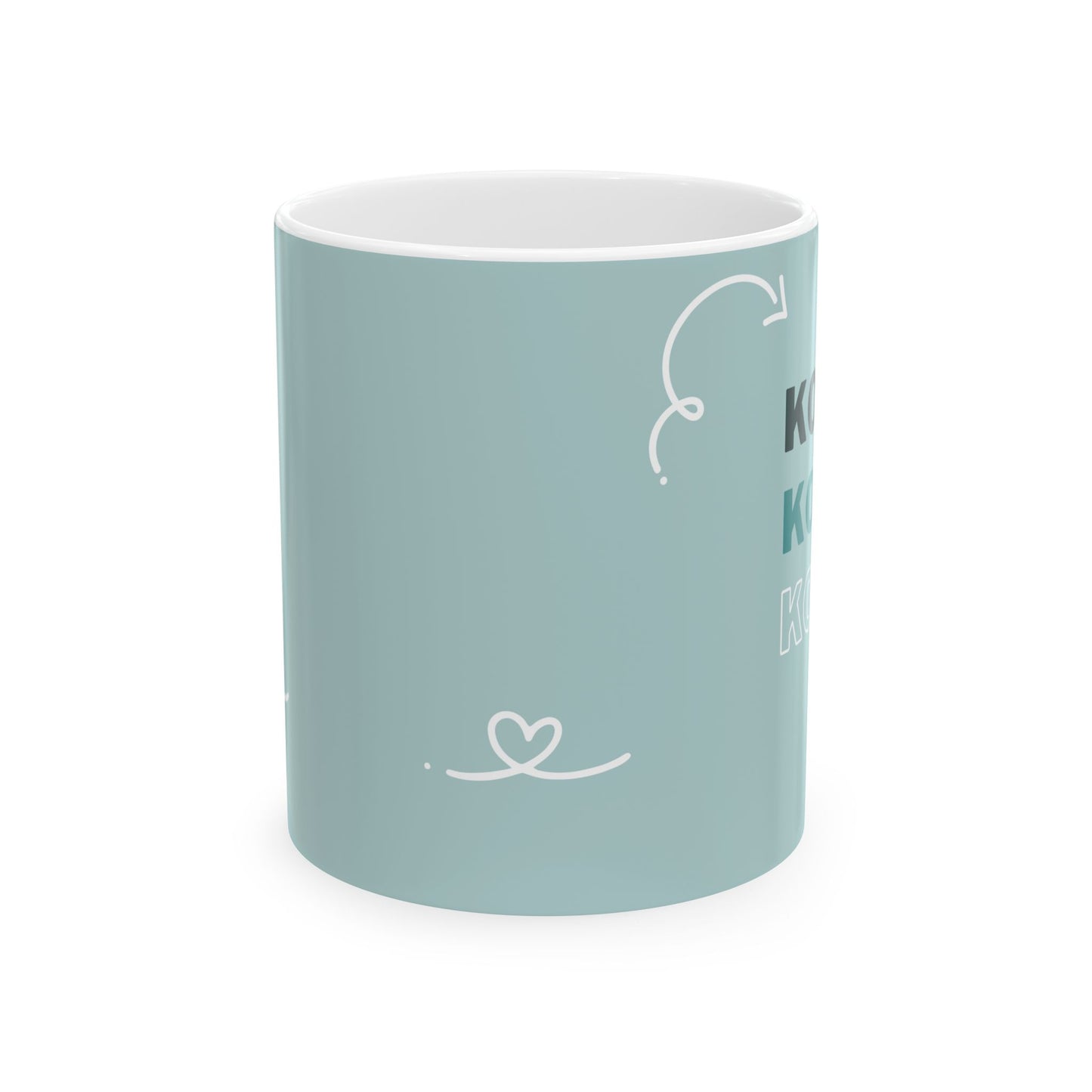 Ceramic Mug, (11oz, 15oz) "Kop Jai"