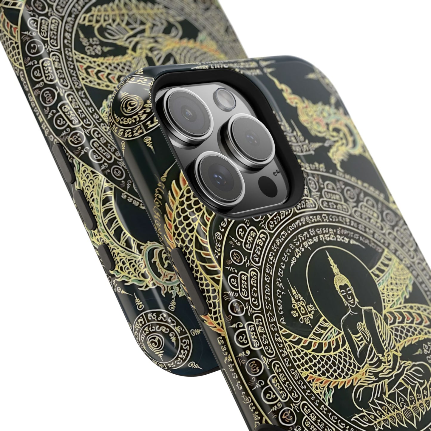 iPhone Case - Sak Yant Design - Magnetic Impact-Resistant