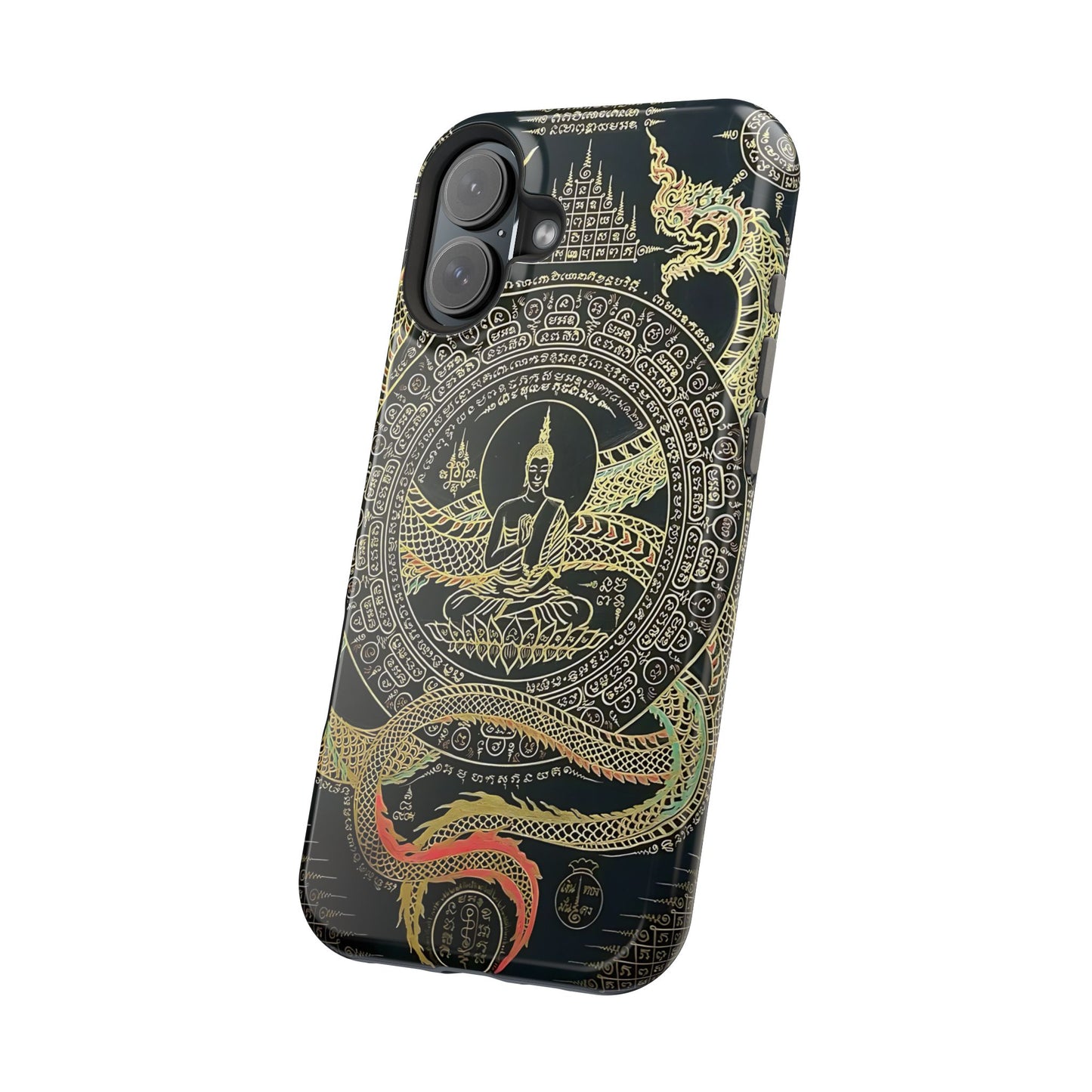 iPhone Case - Sak Yant Design - Magnetic Impact-Resistant