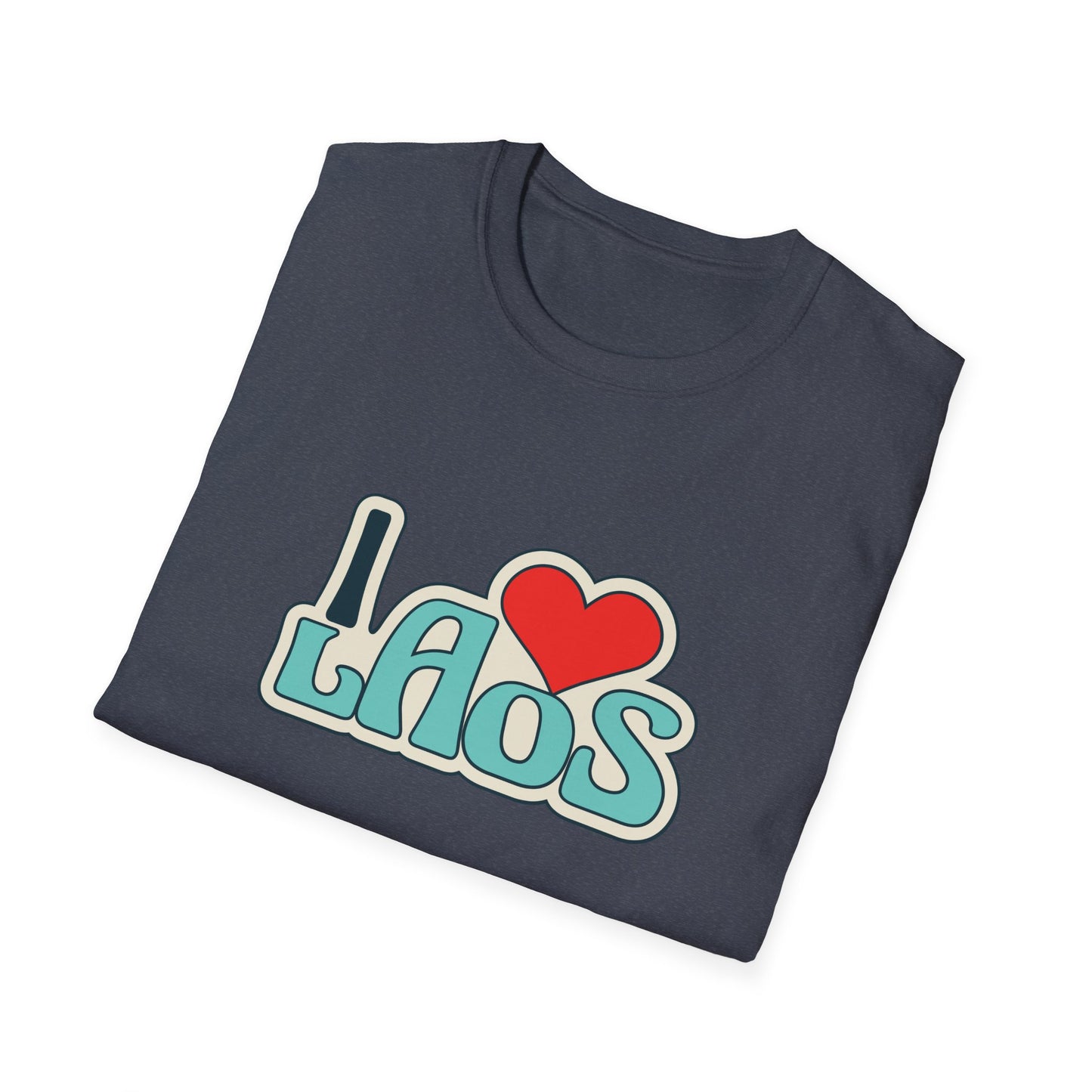 Unisex Softstyle T-Shirt "I Love Laos"