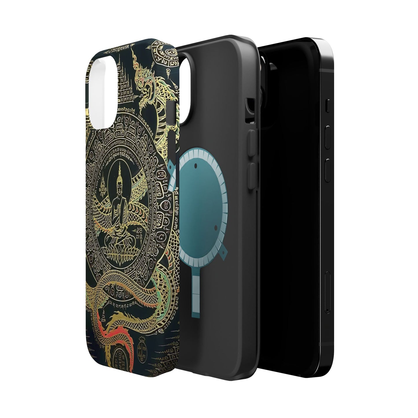 iPhone Case - Sak Yant Design - Magnetic Impact-Resistant