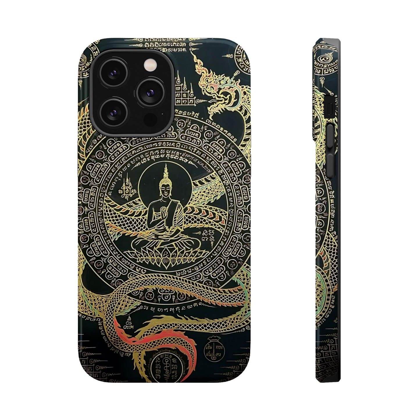 iPhone Case - Sak Yant Design - Magnetic Impact-Resistant