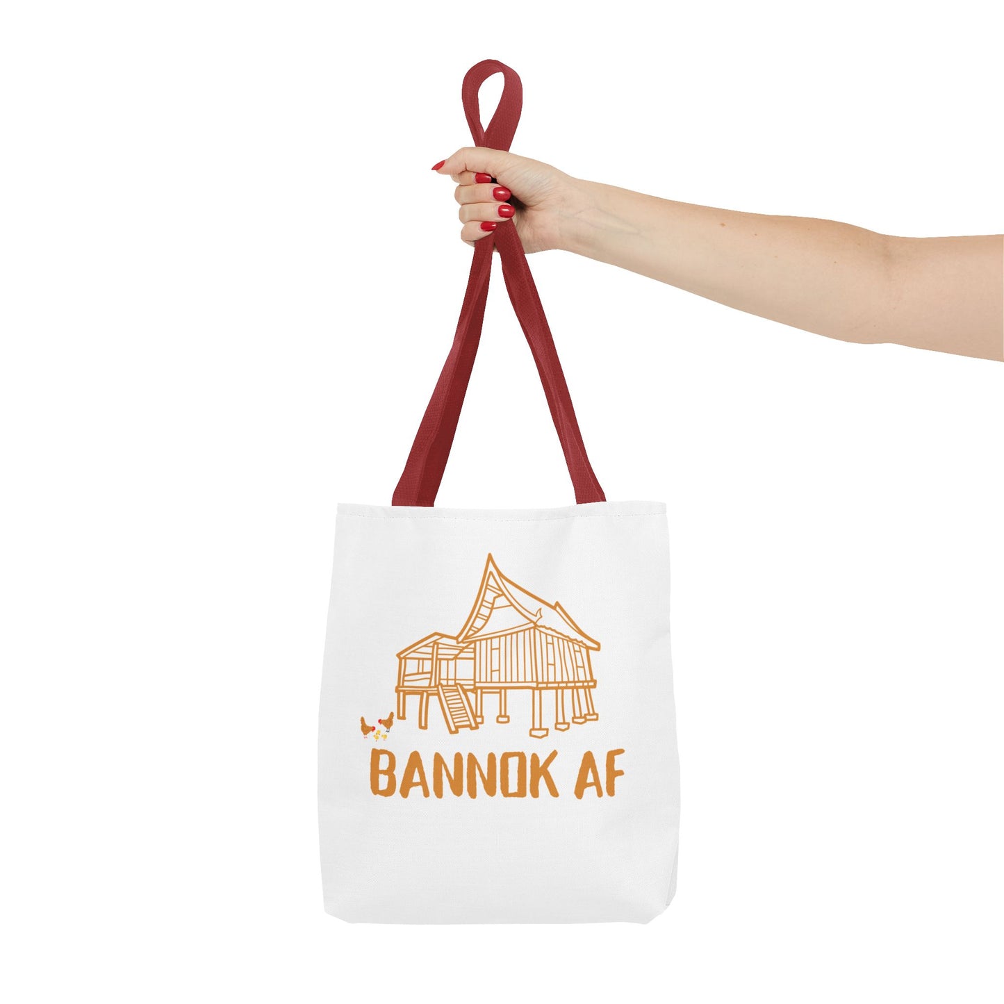 Tote Bag (AOP) "Bannok AF"