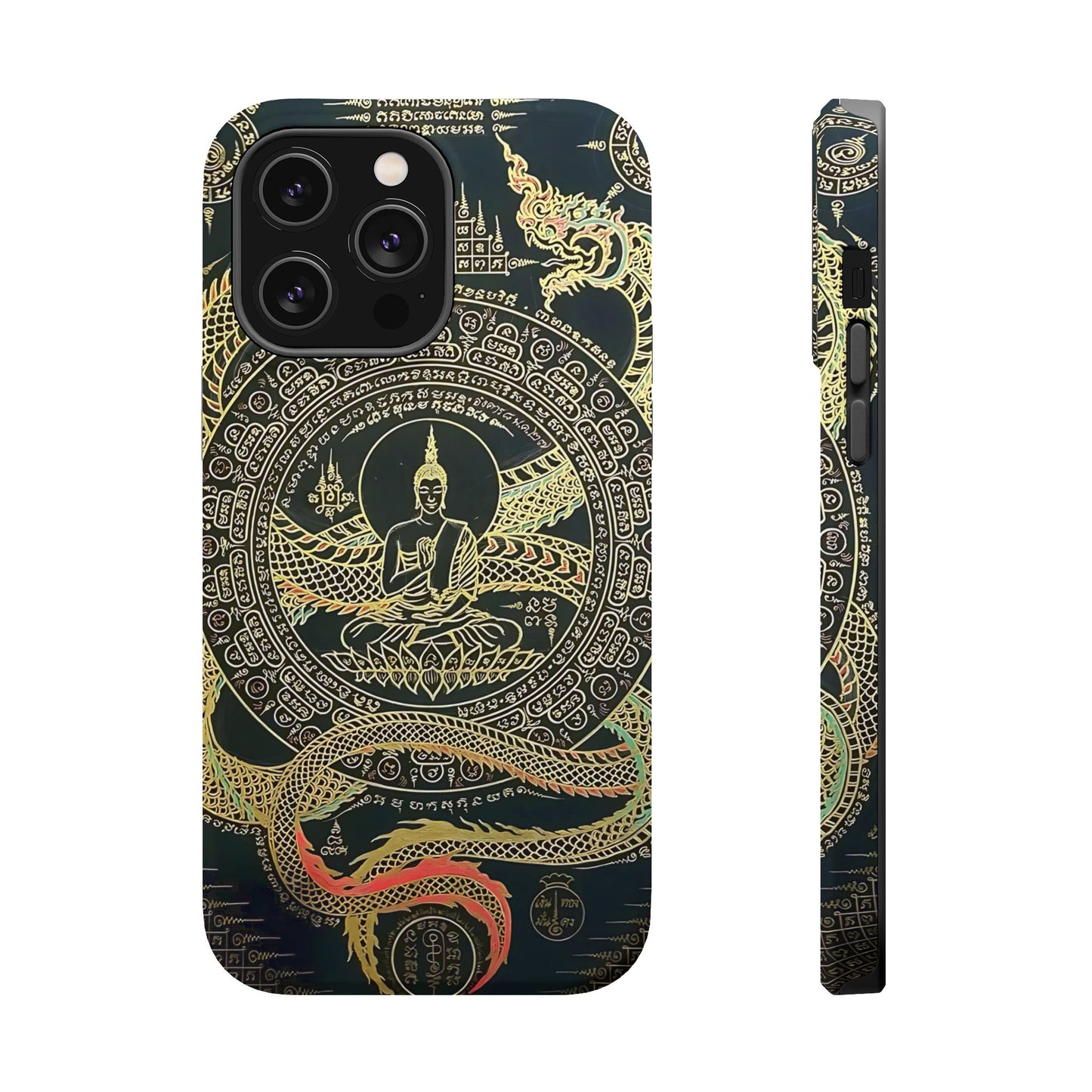 iPhone Case - Sak Yant Design - Magnetic Impact-Resistant