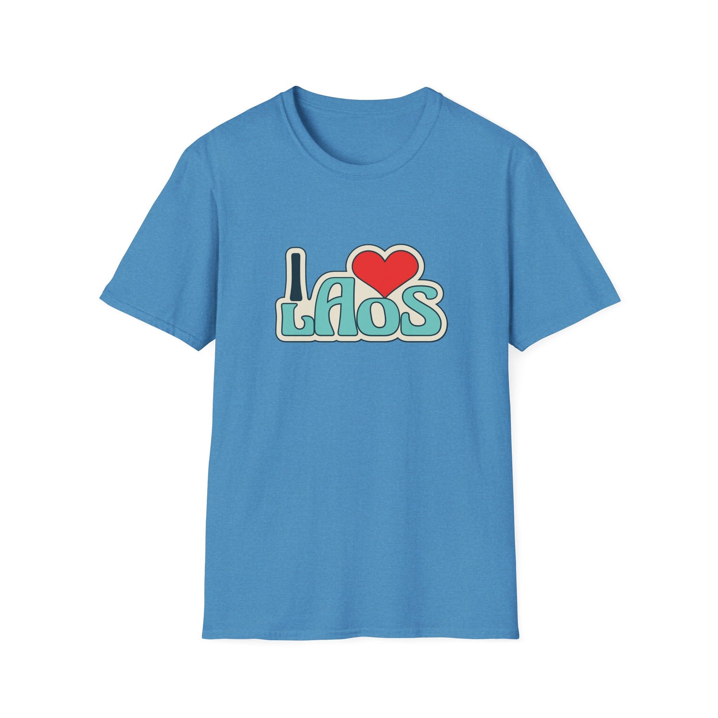 Unisex Softstyle T-Shirt "I Love Laos"