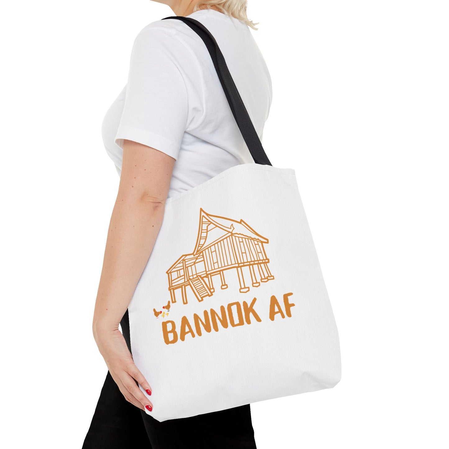 Tote Bag (AOP) "Bannok AF"