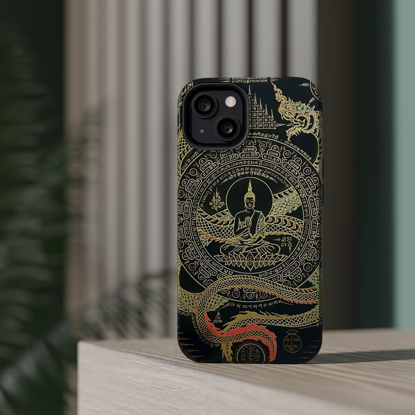iPhone Case - Sak Yant Design - Magnetic Impact-Resistant