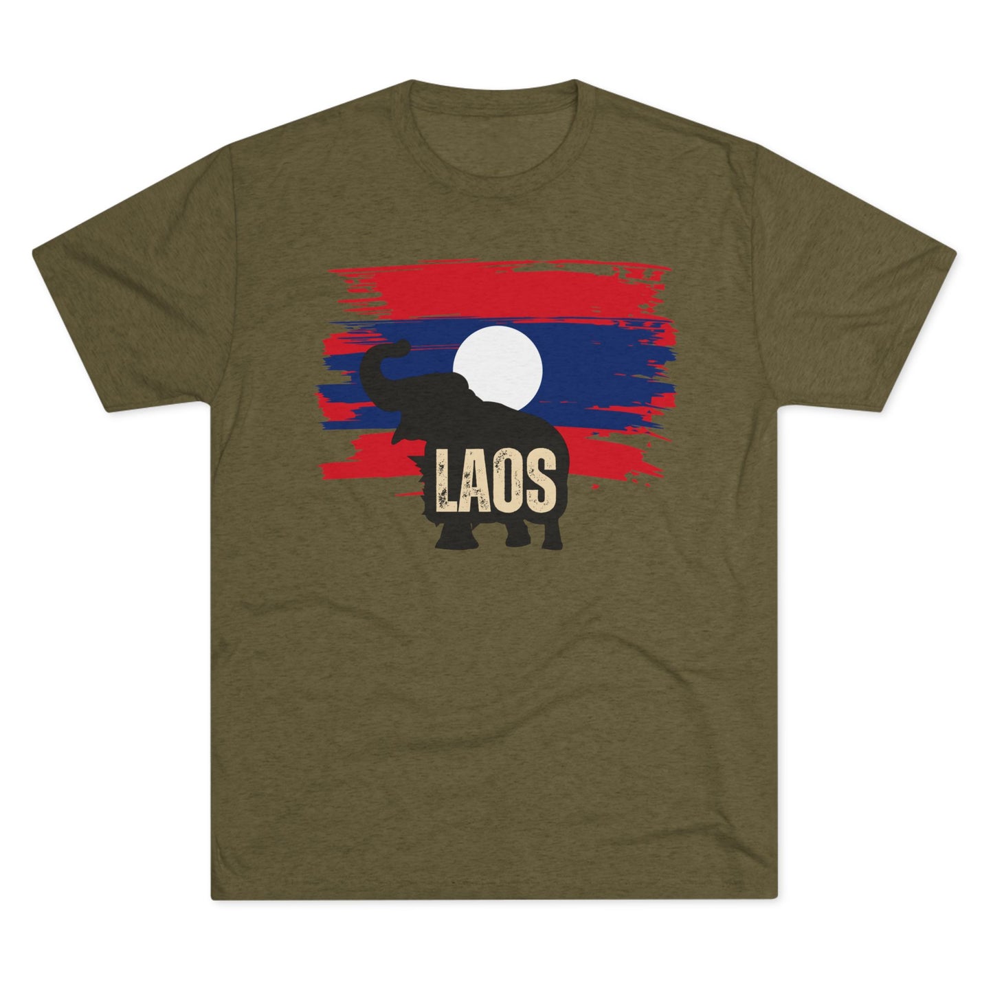 Unisex Tri-Blend Crew Tee "Laos"