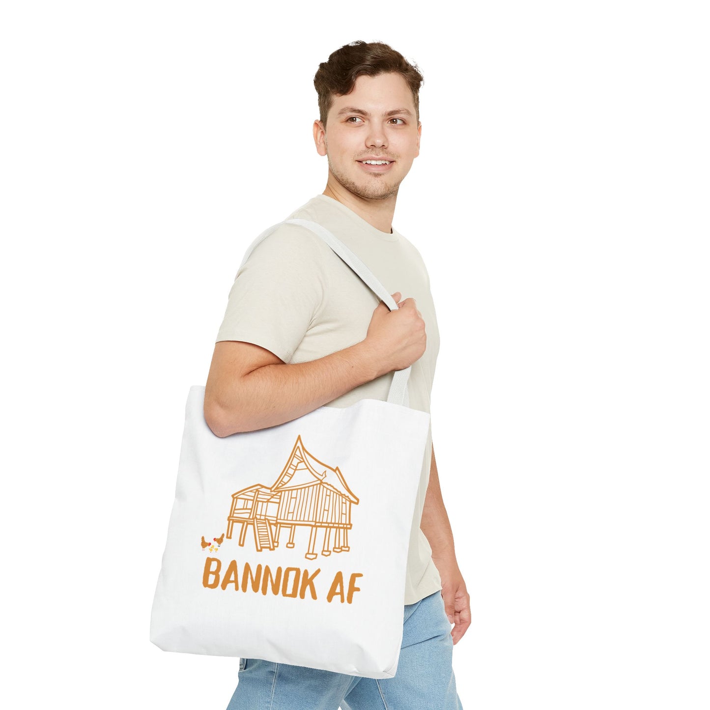 Tote Bag (AOP) "Bannok AF"