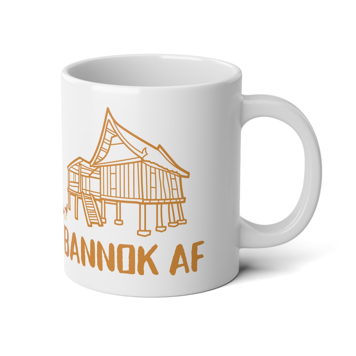 Jumbo Mug, 20oz "Bannok AF"