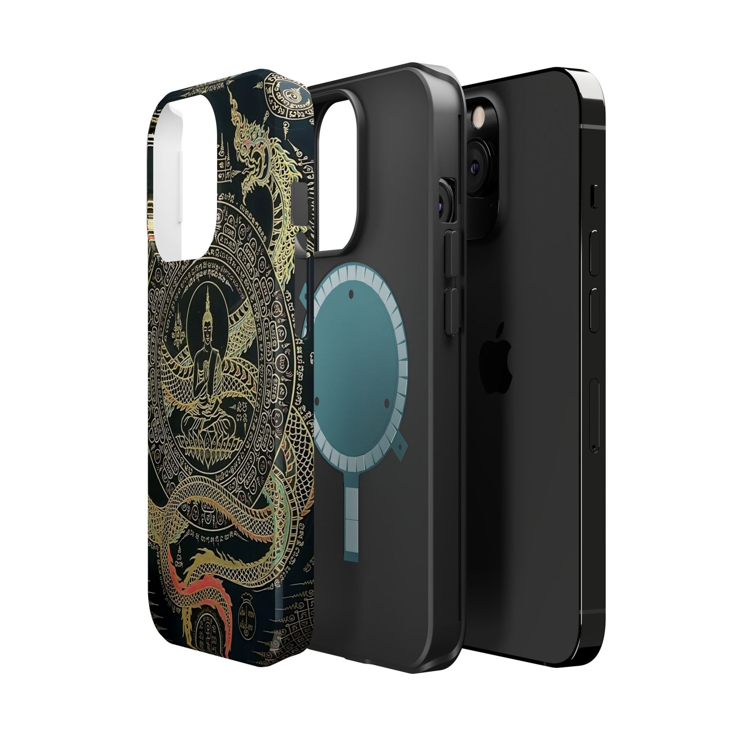 iPhone Case - Sak Yant Design - Magnetic Impact-Resistant
