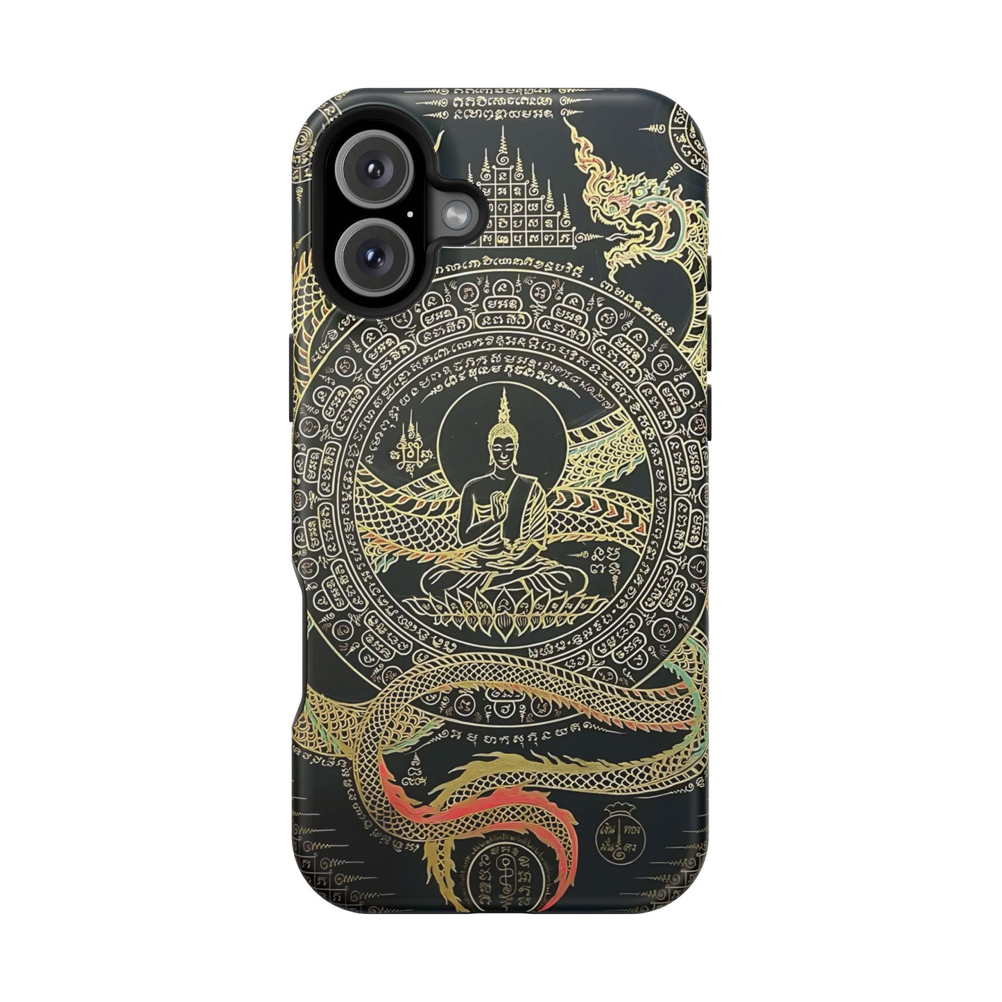 iPhone Case - Sak Yant Design - Magnetic Impact-Resistant