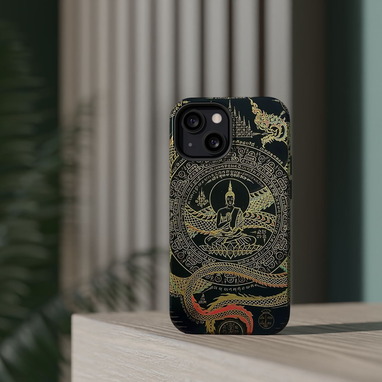 iPhone Case - Sak Yant Design - Magnetic Impact-Resistant