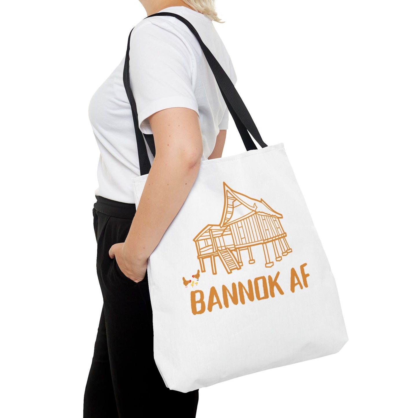 Tote Bag (AOP) "Bannok AF"